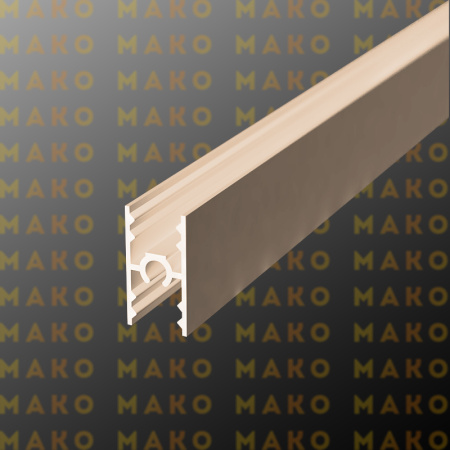 Профиль разделительный широкий с крепежом MS451 Золото розовое глянец (A23)